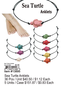 Sea Turtle Anklets